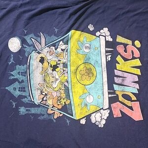 Scooby doo x looney toons tee shirt